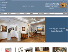 Tablet Screenshot of kunstsalon-franke-schenk.de
